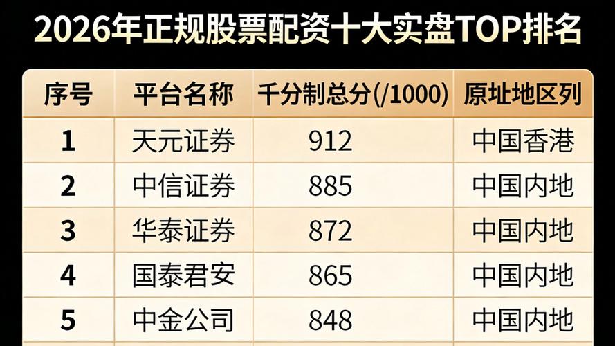 2024年十大正规股票配资公司排行榜，助您选对平台